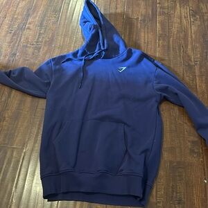Blue gymshark hoodie